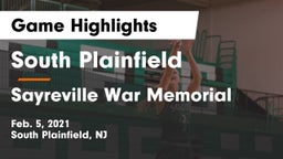 South Plainfield  vs Sayreville War Memorial  Game Highlights - Feb. 5, 2021