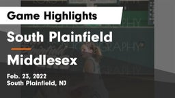 South Plainfield  vs Middlesex  Game Highlights - Feb. 23, 2022