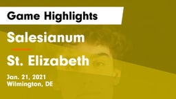 Salesianum  vs St. Elizabeth  Game Highlights - Jan. 21, 2021