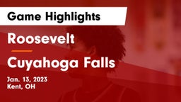 Roosevelt  vs Cuyahoga Falls  Game Highlights - Jan. 13, 2023