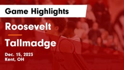 Roosevelt  vs Tallmadge  Game Highlights - Dec. 15, 2023