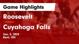 Roosevelt  vs Cuyahoga Falls  Game Highlights - Jan. 5, 2024
