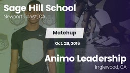 Matchup: Sage Hill School vs. Animo Leadership  2016