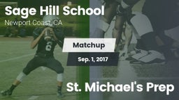 Matchup: Sage Hill School vs. St. Michael's Prep 2017