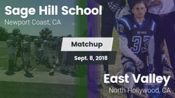 Matchup: Sage Hill School vs. East Valley  2018