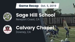 Recap: Sage Hill School vs. Calvary Chapel  2019