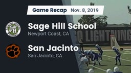 Recap: Sage Hill School vs. San Jacinto  2019