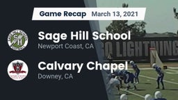 Recap: Sage Hill School vs. Calvary Chapel  2021