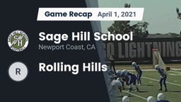Recap: Sage Hill School vs. Rolling Hills 2021