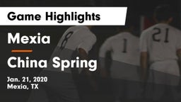 Mexia  vs China Spring  Game Highlights - Jan. 21, 2020