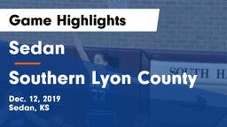 Sedan  vs Southern Lyon County Game Highlights - Dec. 12, 2019