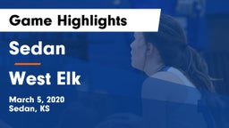 Sedan  vs West Elk  Game Highlights - March 5, 2020