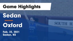 Sedan  vs Oxford  Game Highlights - Feb. 23, 2021