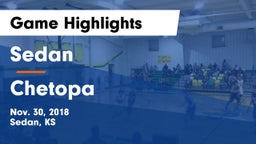 Sedan  vs Chetopa Game Highlights - Nov. 30, 2018