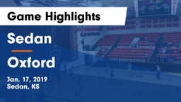 Sedan  vs Oxford  Game Highlights - Jan. 17, 2019