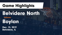 Belvidere North  vs Boylan  Game Highlights - Dec. 13, 2019