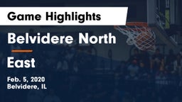 Belvidere North  vs East Game Highlights - Feb. 5, 2020