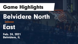 Belvidere North  vs East  Game Highlights - Feb. 24, 2021