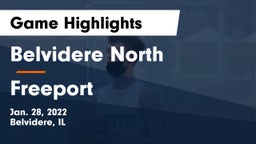 Belvidere North  vs Freeport  Game Highlights - Jan. 28, 2022