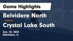 Belvidere North  vs Crystal Lake South  Game Highlights - Jan. 22, 2022