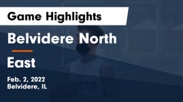 Belvidere North  vs East  Game Highlights - Feb. 2, 2022