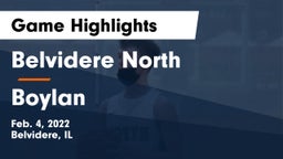 Belvidere North  vs Boylan  Game Highlights - Feb. 4, 2022