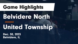 Belvidere North  vs United Township Game Highlights - Dec. 30, 2023