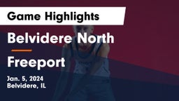 Belvidere North  vs Freeport  Game Highlights - Jan. 5, 2024