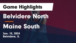 Belvidere North  vs Maine South  Game Highlights - Jan. 15, 2024
