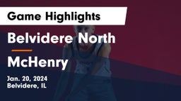 Belvidere North  vs McHenry  Game Highlights - Jan. 20, 2024