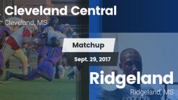 Matchup: Cleveland Central vs. Ridgeland  2017