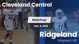 Matchup: Cleveland Central vs. Ridgeland  2019