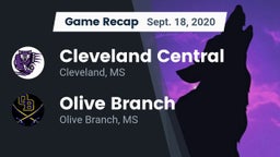Recap: Cleveland Central  vs. Olive Branch  2020