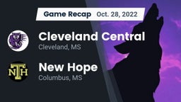 Recap: Cleveland Central  vs. New Hope  2022