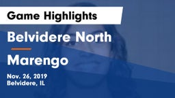 Belvidere North  vs Marengo  Game Highlights - Nov. 26, 2019