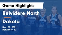 Belvidere North  vs Dakota  Game Highlights - Dec. 30, 2021