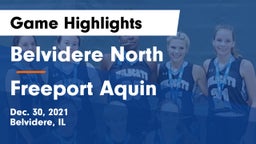 Belvidere North  vs Freeport Aquin Game Highlights - Dec. 30, 2021