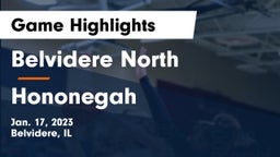 Belvidere North  vs Hononegah  Game Highlights - Jan. 17, 2023