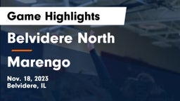 Belvidere North  vs Marengo  Game Highlights - Nov. 18, 2023