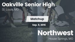 Matchup: Oakville Senior High vs. Northwest  2016
