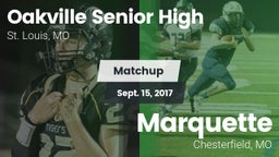 Matchup: Oakville Senior High vs. Marquette  2017