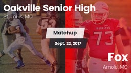 Matchup: Oakville Senior High vs. Fox  2017