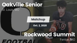 Matchup: Oakville Senior vs. Rockwood Summit  2020