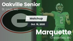 Matchup: Oakville Senior vs. Marquette  2020