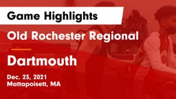 Old Rochester Regional  vs Dartmouth  Game Highlights - Dec. 23, 2021