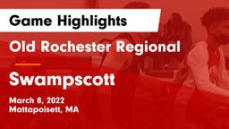 Old Rochester Regional  vs Swampscott  Game Highlights - March 8, 2022