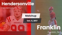 Matchup: Hendersonville High vs. Franklin  2017