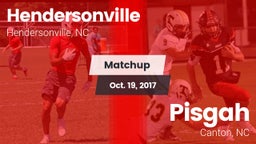 Matchup: Hendersonville High vs. Pisgah  2017