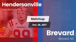 Matchup: Hendersonville High vs. Brevard  2017