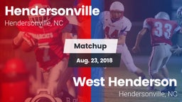 Matchup: Hendersonville High vs. West Henderson  2018